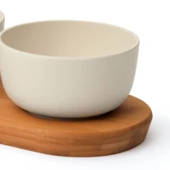 BergHOFF LEO Bamboo Serving Bowls Set With Tray, 9oz Each, White 10 BergHOFF LEO Bamboo Serving Bowls Set With Tray, 9oz Each, White -BergHOFF Store GUEST 82404a42 66ab 47f7 82c4 32858e9fa6d0
