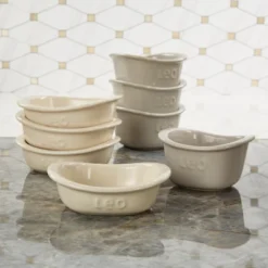 BergHOFF Balance 8Pc Stone Square Ramekin Set