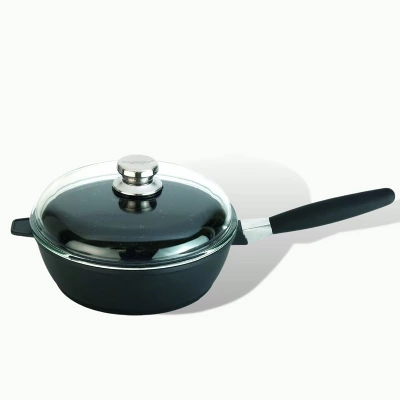 BergHOFF Scala Non-stick Cast Aluminum Saute Pan, Detachable Handle, Glass Lid 8 BergHOFF Scala Non-stick Cast Aluminum Saute Pan, Detachable Handle, Glass Lid - Image 8
