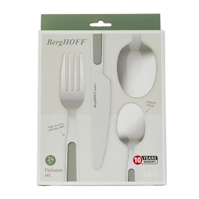 BergHOFF Balance 24Pc Stainless Steel Flatware Set With ABS Handle 5 BergHOFF Balance 24Pc Stainless Steel Flatware Set With ABS Handle - Image 5
