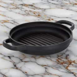 BergHOFF Graphite Enamel Cast Iron Round Grill Pan 10.25" 11 BergHOFF Graphite Enamel Cast Iron Round Grill Pan 10.25" -BergHOFF Store GUEST 8d4310b8 7f0e 46e6 b622 9d0a4a3fc8a7
