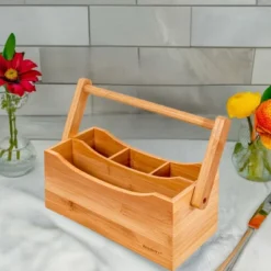 BergHOFF 2Pc Bamboo Set, Flatware Caddy, 8-Compartment Organizer Box 12" -BergHOFF Store GUEST 8d4c2aef cd0a 4fce 9e8d 75b2236a9d05