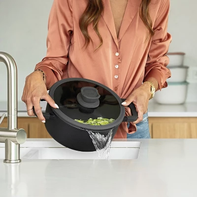 BergHOFF Stone 11Pc Non-stick Cookware Set With Glass Lids 2 BergHOFF Stone 11Pc Non-stick Cookware Set With Glass Lids - Image 2