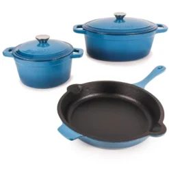 BergHOFF Neo 5Pc Cast Iron Cookware Set, 3Qt Covered Dutch Oven, 5Qt Covered Stock Pot, & 10" Fry Pan -BergHOFF Store GUEST 8e3d0481 1c90 4102 8a3b a4a4cdf6ec4a