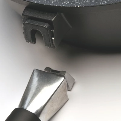 BergHOFF Scala Non-stick Cast Aluminum Saute Pan, Detachable Handle, Glass Lid 2 BergHOFF Scala Non-stick Cast Aluminum Saute Pan, Detachable Handle, Glass Lid - Image 2