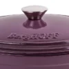 BergHOFF Neo 5Qt. Cast Iron Oval Covered Dutch Oven, Purple -BergHOFF Store GUEST 9122a4cf 2e93 48da af70 d3d7abb91839