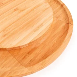 BergHOFF Bamboo 4Pc Multi-level Cheese Board Set, Stainless Steel Cheese Knives, 13x1.5" -BergHOFF Store GUEST 9345208d e788 41d9 9e65 4c0aa6ecf272