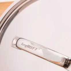 BergHOFF Vintage Tri-Ply Stainless Steel Saucepan With Stainless Steel Lid, Hammered, Silver -BergHOFF Store GUEST 9587f82b bd98 4886 8b79 4d6aa9df3c74