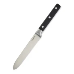 BergHOFF Gene Stainless Steel Serrated Utility Knife 5" -BergHOFF Store GUEST 96d5ef13 c6f3 4559 8d73 0ecbf12b12ff