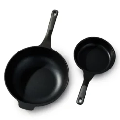 BergHOFF Leo Stone+ 2Pc Nonstick Ceramic Stir Frying Cookware Set, Recycled Cast Aluminum -BergHOFF Store GUEST 9b256dbb 2dea 4d56 bb85 e027de7375fa