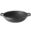 BergHOFF GEM Non-stick 12.5" Chinese Wok 5.7Qt., Black, Glass Lid -BergHOFF Store GUEST 9b2aaa3d 7a2b 43d6 a9f6 e7797472a531