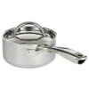 BergHOFF Vintage Tri-Ply Stainless Steel Saucepan With Stainless Steel Lid, Hammered, Silver -BergHOFF Store GUEST 9b433daa 4eaf 4073 839c 30370bcd481c