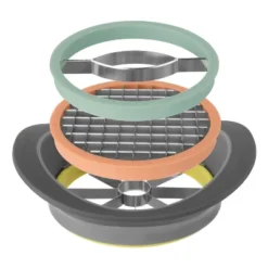 BergHOFF Leo 4 Pc All-in-One Slicer Set 7", Stainless Steel -BergHOFF Store GUEST 9dd3450a e80a 47f6 b244 f8277f669832