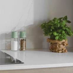 BergHOFF Balance Glass 2Pc Covered Grinder And Shaker Set, Recycled Material -BergHOFF Store GUEST a07acada a0a3 4735 b785 935ada35a8fb