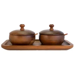 BergHOFF Acacia Wooden Spice Jar Set -BergHOFF Store GUEST a78e0cc2 c2c4 4872 a078 bf37ee9c65f8