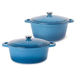 BergHOFF Neo 4Pc Cast Iron Cookware Set, 5qt. & 8qt. Oval Dutch Ovens, Matching Lids -BergHOFF Store GUEST a9eed74a cfb4 4581 9dae 33b55cf60d78 1