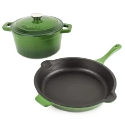 BergHOFF Neo 3Pc Cast Iron Cookware Set, 3qt. Covered Dutch Oven & 10" Fry Pan -BergHOFF Store GUEST af55aed8 02f7 4641 ad19 58a924516331