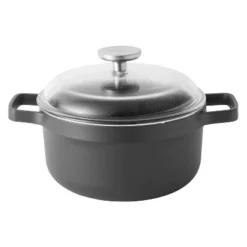 BergHOFF GEM Non-stick Stockpot, Glass Lid, Black 13 BergHOFF GEM Non-stick Stockpot, Glass Lid, Black -BergHOFF Store GUEST b2973719 5148 44b6 be46 edb433331191