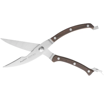 BergHOFF Rosewood 8" Stainless Steel Poultry Shears 3 BergHOFF Rosewood 8" Stainless Steel Poultry Shears - Image 3