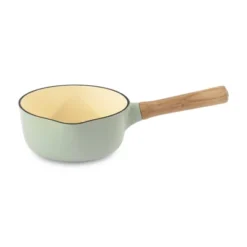 BergHOFF Ron 7" Saucepan 1.8qt., Enameled Cast Iron, Wood Handle -BergHOFF Store GUEST b9297f10 880e 447e a98f e7810a9f0e2a