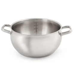 BergHOFF Belly Shape 18/10 Stainless Steel 9.5" Stockpot With Glass Lid 5.5Qt. -BergHOFF Store GUEST b9427bdf e8d3 4e0d 8eac 1c41a535add5