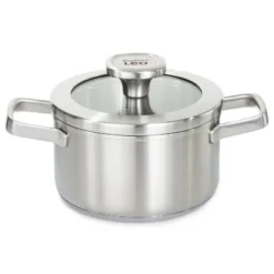 BergHOFF Graphite Recycled 18/10 Stainless Steel Stockpot With Glass Lid -BergHOFF Store GUEST c1e7c08e fcdd 44af a910 3e2e4737fb43