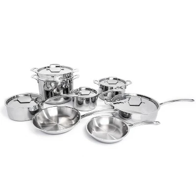 BergHOFF Professional 13Pc 18/10 Stainless Steel Tri-Ply Cookware Set 14 BergHOFF Professional 13Pc 18/10 Stainless Steel Tri-Ply Cookware Set - Image 14