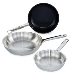 BergHOFF Helix 3Pc Frying Pan Set, Nonstick Pan, Recycled Material -BergHOFF Store GUEST c5e47f77 4adb 4bbc 8732 e4a4e02982a6