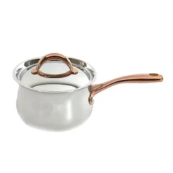 BergHOFF Ouro Gold 18/10 Stainless Steel 5Pc Starter Cookware Set With Lids, Rose Gold Handle -BergHOFF Store GUEST c62033fb ae64 4275 be1b b0d63795f7a1