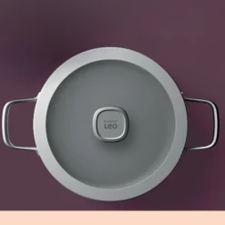 BergHOFF Graphite Non-stick Ceramic Stockpot 8", 3.3qt. With Glass Lid, Sustainable Recycled Material -BergHOFF Store GUEST c6251eec 7257 4e5c a649 c20a3036fce2