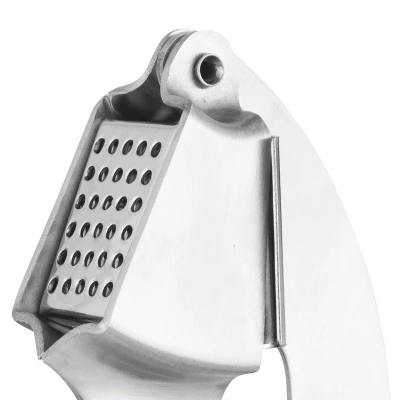 BergHOFF Essentials 7.5" Garlic Press, Stainless Steel, Hanging Loop 4 BergHOFF Essentials 7.5" Garlic Press, Stainless Steel, Hanging Loop - Image 4