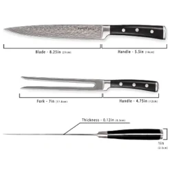 BergHOFF Antigua 2Pc Carving Set: Knife And Fork -BergHOFF Store GUEST c966a788 6a72 48e5 a515 63c6cd94353b
