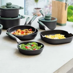 BergHOFF Forest Non-stick Cast Aluminum Grill Pan 10.25" -BergHOFF Store GUEST ca9a4d49 d393 4a70 b24d babda629169b