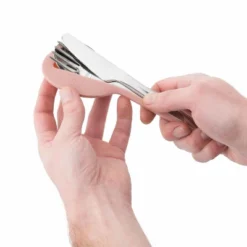 BergHOFF Leo 4Pc 18/10 Stainless Steel Travel Flatware Set & Holder -BergHOFF Store GUEST cc2e2fa8 141e 4c25 ba4c 928d39e8e76d