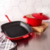 BergHOFF Neo 3Pc Cast Iron Cookware Set, 3Qt Covered Dutch Oven & 11" Grill Pan -BergHOFF Store GUEST ccbfc7e0 efdd 4d02 8820 ff707fb539c7