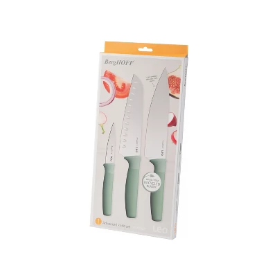 BergHOFF Forest Stainless Steel 3Pc Advanced Knife Set, Recycled Material 7 BergHOFF Forest Stainless Steel 3Pc Advanced Knife Set, Recycled Material - Image 7