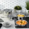 BergHOFF Helix 7Pc Recycled 18/10 Stainless Steel Cookware Set With Glass Lids 10 BergHOFF Helix 7Pc Recycled 18/10 Stainless Steel Cookware Set With Glass Lids -BergHOFF Store GUEST d1fc993a c5f2 48d3 8596 5e5802facfac