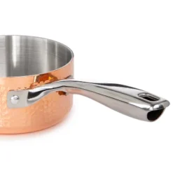BergHOFF Vintage Tri-Ply Copper Saucepan With Stainless Steel Lid, Gold -BergHOFF Store GUEST d5b72e4c 5483 426f 9e4a eebce5b0cb6b