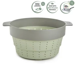 BergHOFF Balance Non-stick Silicone Collapsible Steamer Basket & Strainer 10", Recycled Material, Sage 12 BergHOFF Balance Non-stick Silicone Collapsible Steamer Basket & Strainer 10", Recycled Material, Sage -BergHOFF Store GUEST d5f020ea d789 4c7d a710 1c6db8ae7874