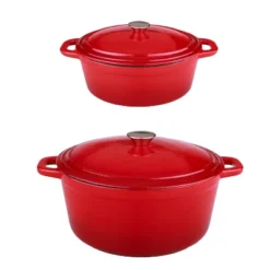 BergHOFF Neo 4Pc Cast Iron Cookware Set, 5qt. & 8qt. Dutch Ovens, Matching Lids -BergHOFF Store GUEST d9c0c997 e461 473b b761 f3ac2b978fd6