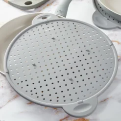 BergHOFF Essentials Heat-resistant Silicone Splatter Screen, Grey