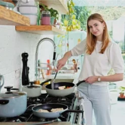 BergHOFF Sage And Slate Non-stick Aluminum Frying Pan -BergHOFF Store GUEST df1fc3d3 7fe9 4c71 8220 cb436351936b