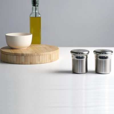 BergHOFF Essentials 2Pc 18/10 Stainless Steel Salt & Pepper Set 7 BergHOFF Essentials 2Pc 18/10 Stainless Steel Salt & Pepper Set - Image 7