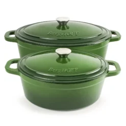 BergHOFF Neo 4Pc Cast Iron Cookware Set, 5qt. & 8qt. Oval Dutch Ovens, Matching Lids -BergHOFF Store GUEST e30e2e25 522f 45ff bea0 daa4e1016a42
