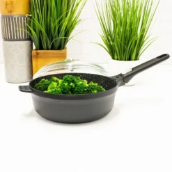 BergHOFF Gem 5Pc Non-stick Cast Aluminum Set, Grill Pan, Saute Pan & Stockpot -BergHOFF Store GUEST e4f9cdaf 8dba 46af bbaf 255b426e5f60