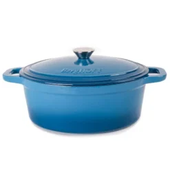 BergHOFF Neo 8Qt. Cast Iron Oval Dutch Oven, Matching Lid -BergHOFF Store GUEST ee9da171 39bc 48fb baea 48bec2b1d21b