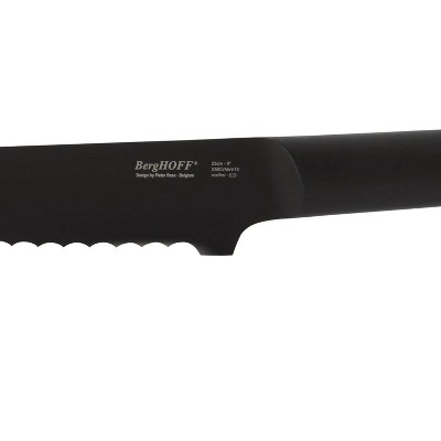 BergHOFF RON Non-stick Bread Knife, Titanium PVD Coating, Black 2 BergHOFF RON Non-stick Bread Knife, Titanium PVD Coating, Black - Image 2