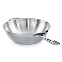 BergHOFF Helix Recycled 18/10 Stainless Steel 12" Wok Pan 5.6qt -BergHOFF Store GUEST f40e92e3 bbf2 49c0 be43 93b9536b5b24