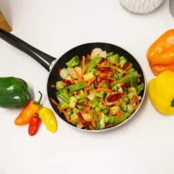 BergHOFF Geminis Cast Aluminum Non-stick Fry Pan, Red -BergHOFF Store GUEST f4a65140 ac0b 4696 9448 d0f4c832da69