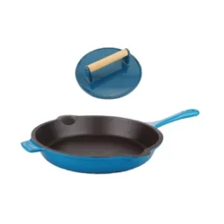 BergHOFF Neo 2Pc Cast Iron Cookware Set, 10" Fry Pan & Steak Press -BergHOFF Store GUEST f735e08a f3da 4f04 a435 fddd30237da8